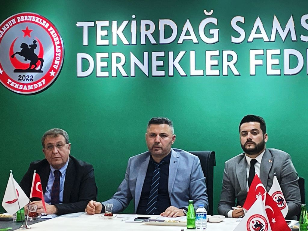TEKİRDAĞ’DAKİ SAMSUNLULAR TEKSAMDEF ÇATISI ALTINDA TOPLANDI
