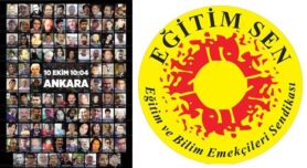 EĞİTİM SEN’DEN 10 EKİM ANKARA GARI KATLİAMI MESAJI: “UNUTMADIK, UNUTTURMAYACAĞIZ”