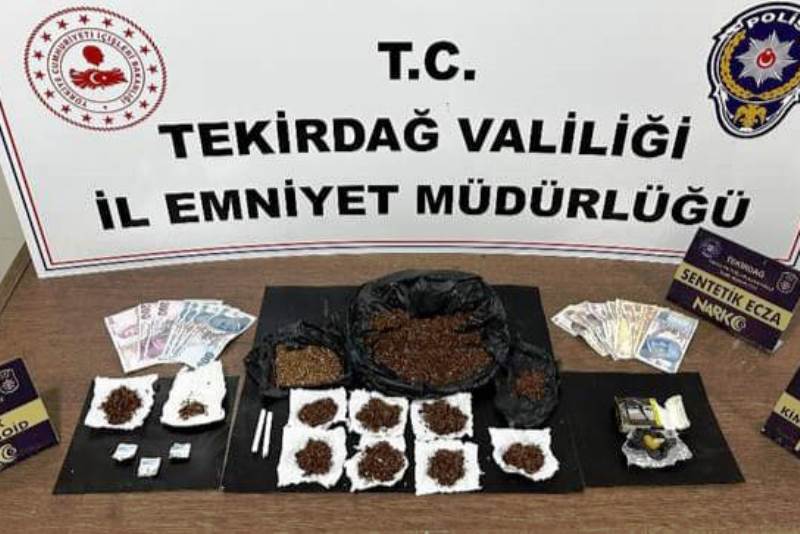 TEKİRDAĞ’DA UYUŞTURUCU SATAN 9 KİŞİ TUTUKLANDI