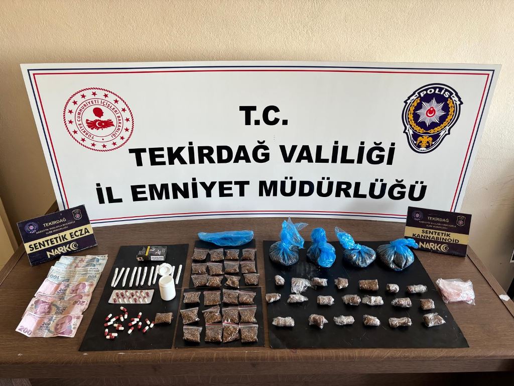 TEKİRDAĞ’DA UYUŞTURUCU TACİRLERİNE GEÇİT YOK!
