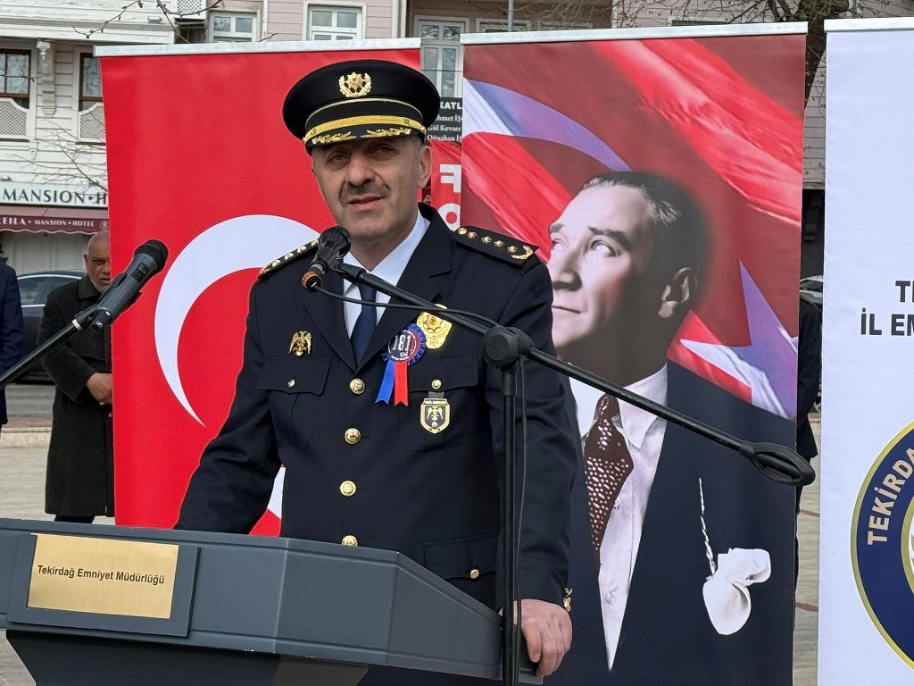 TEKİRDAĞ’DA POLİS GÜNÜ TÖRENLERLE KUTLANDI