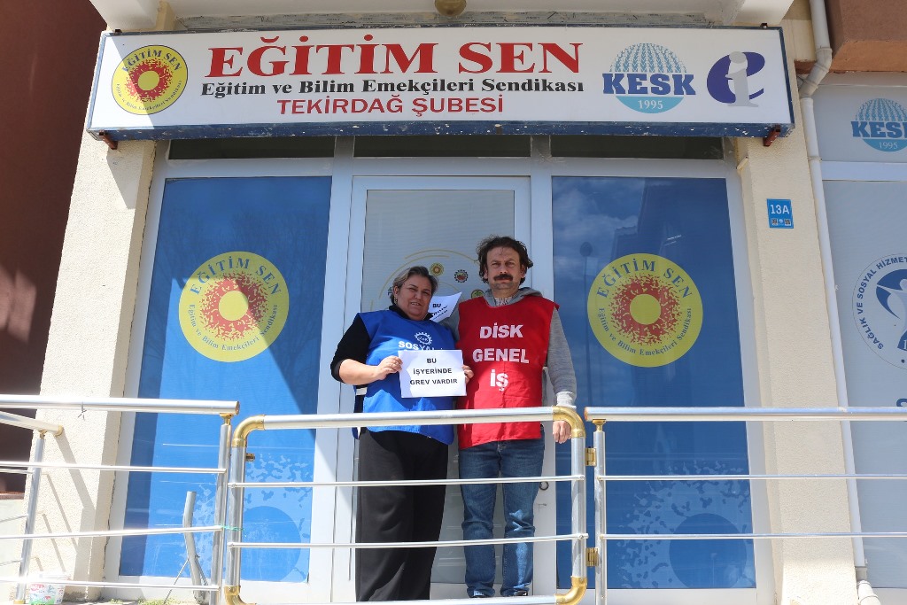 “SEFALET ÜCRETİNİ KABUL ETMİYORUZ” DİYEREK İŞ BIRAKTILAR