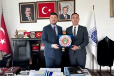 BARO BAŞKANI EGEMEN GÜRCÜN’DEN GÖKHAN SAYGI’YA NEZAKET ZİYARETİ