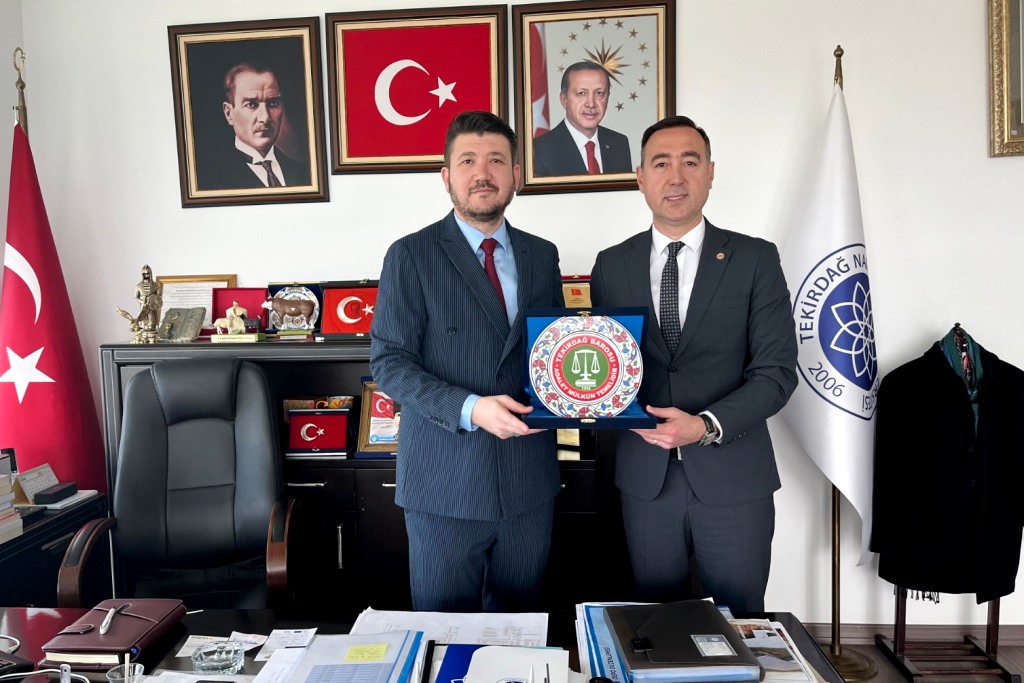 BARO BAŞKANI EGEMEN GÜRCÜN’DEN GÖKHAN SAYGI’YA NEZAKET ZİYARETİ