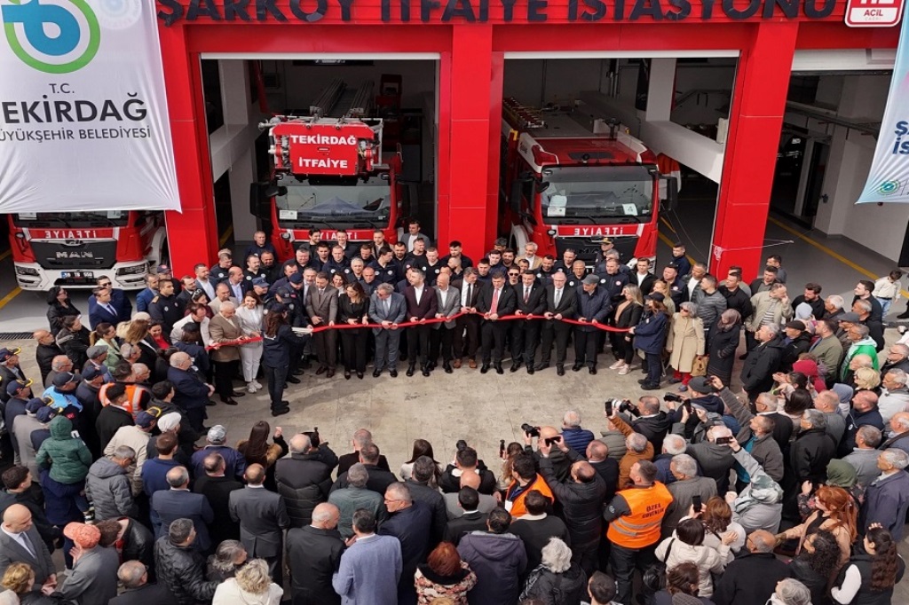 ŞARKÖY’ÜN AFET GÜVENLİĞİNE MODERN İTFAİYE İSTASYONU İLE DEV YATIRIM
