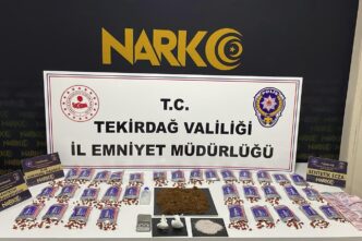 TEKİRDAĞ’DA 166 KİŞİYE UYUŞTURUCUDAN ADLİ İŞLEM YAPILDI