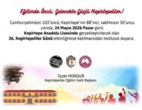 TRAKYA’NIN AYDINLANMA IŞIĞI KEPİRTEPE’DE BÜYÜK BULUŞMA PAZAR GÜNÜ GERÇEKLEŞTİRİLECEK