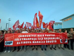 CHP SÜLEYMANPAŞA ÖRGÜTÜNDEN “ÖZGÜR” TÜRKİYE YÜRÜYÜŞÜ
