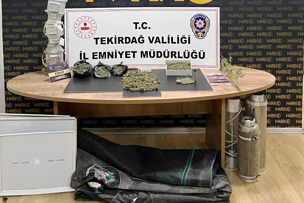 UYUŞTURUCU SAVAŞINDA TEKİRDAĞ’DA BİR HAFTADA 124 OPERASYON YAPILDI