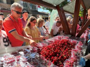 60. ULUSLARARASI TEKİRDAĞ KİRAZ FESTİVALİ NAİP MAHALLESİ’NDE BAŞLADI