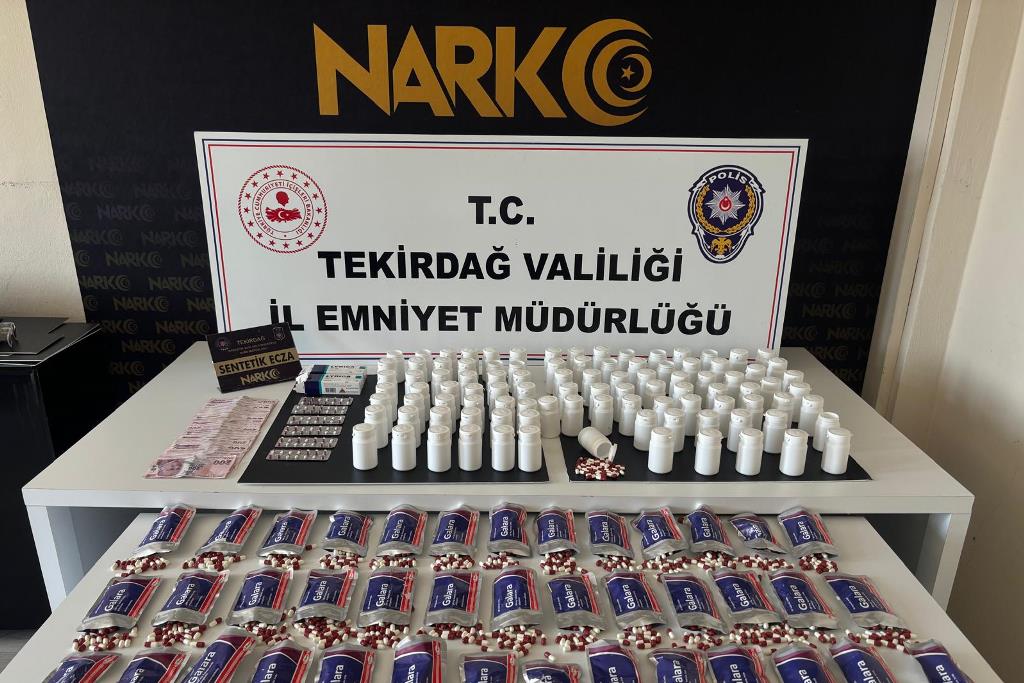 EMNİYET ZEHİR TACİRLERİNE KARŞI ÇORLU’DA OPERASYON DÜZENLEDİ