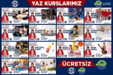 ERGENE’DE YAZ KURSLARI BAŞLIYOR
