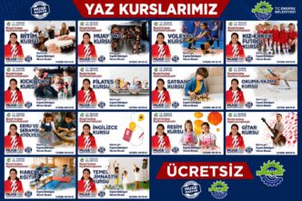 ERGENE’DE YAZ KURSLARI BAŞLIYOR