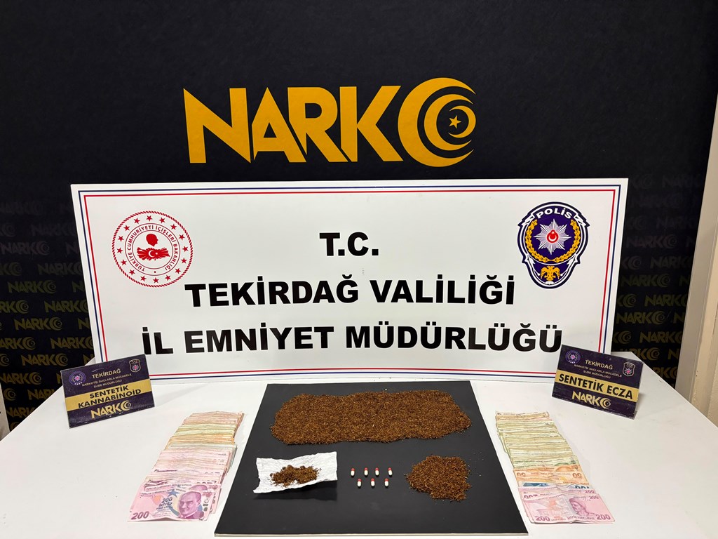 TEKİRDAĞ POLİSİ ZEHİR TACİRLERİNE NEFES ALDIRILMIYOR