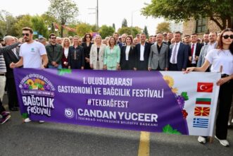 1. ULUSLARASI GASTRONOMİ VE BAĞCILIK FESTİVALİ COŞKUYLA BAŞLADI