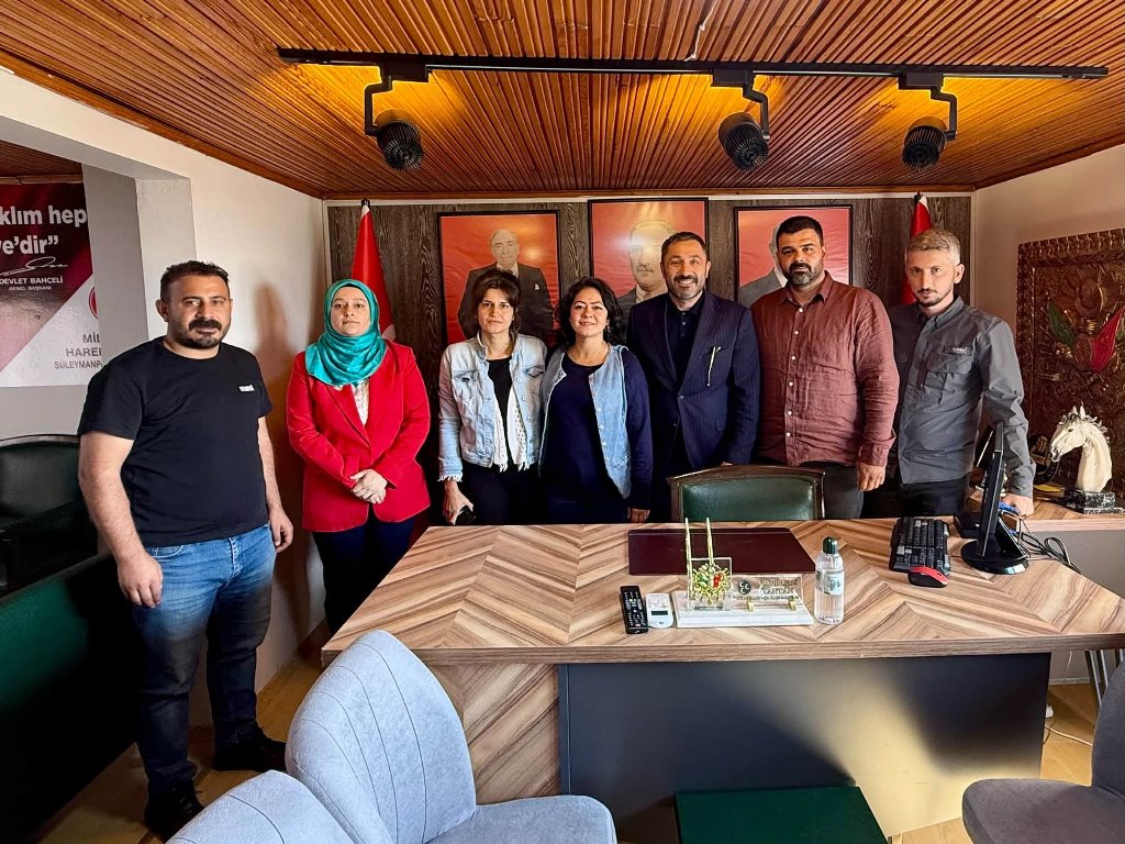 MHP SÜLEYMANPAŞA’DA YAKUP GAZİ TANTAN BASIN MENSUPLARINI YENİ İLÇE BİNASINDA AĞIRLADI
