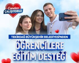 TEKİRDAĞ BÜYÜKŞEHİR BELEDİYESİ’NDEN ÜNİVERSİTE ÖĞRENCİLERİNİN BULUNDUĞU HANELERE 18 BİN TL DESTEK
