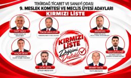 TEKİRDAĞ TSO’DA 9. MESLEK GRUBU İÇİN “KIRMIZI LİSTE” SAHADA