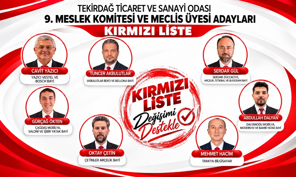 TEKİRDAĞ TSO’DA 9. MESLEK GRUBU İÇİN “KIRMIZI LİSTE” SAHADA