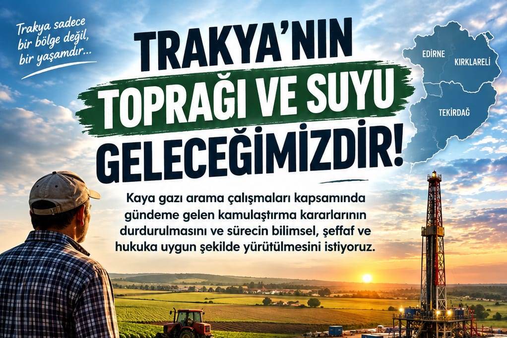 TEKİRDAĞ KENT KONSEYİ KADIN MECLİSİ: “TRAKYA’NIN TOPRAĞI VE SUYU KAMULAŞTIRMAYA FEDA EDİLMEMELİ”